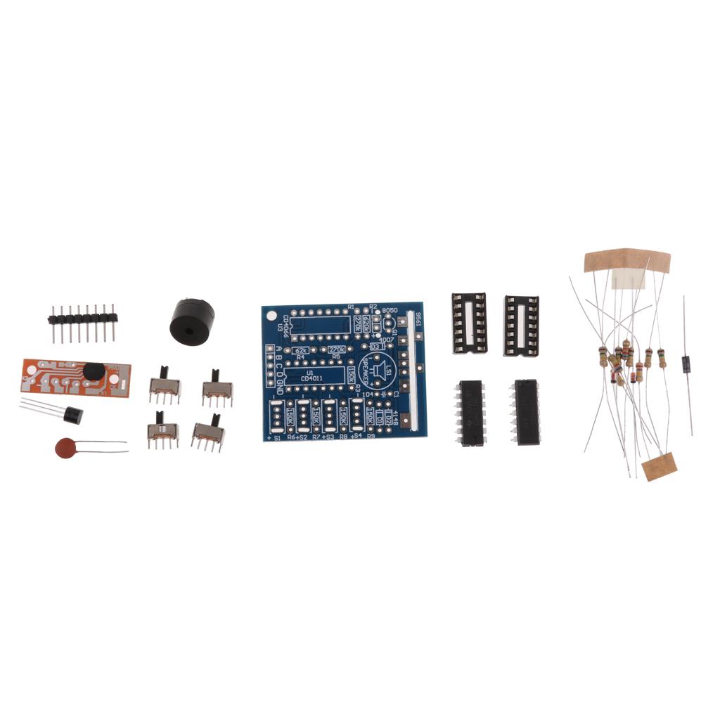 Diy Electronics Components Kit - 16-teiliges Soundbox DIY-Kit mit Externem Code-Port