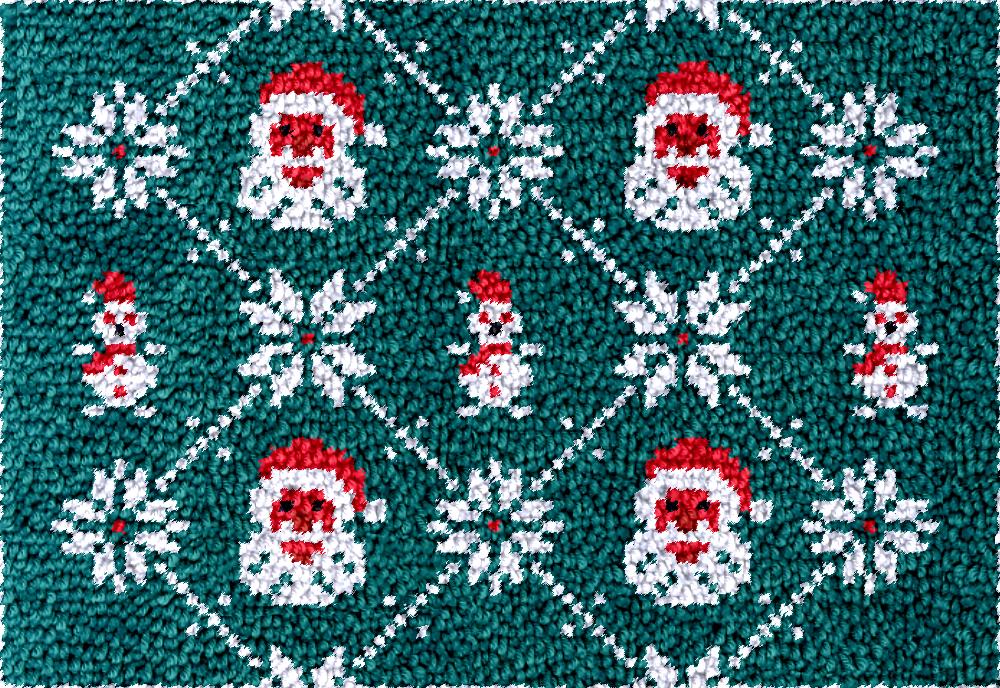 Diy Electronics Kits For Adults - Weihnachtsmann DIY Knüpfhaken Kit Teppiche mit