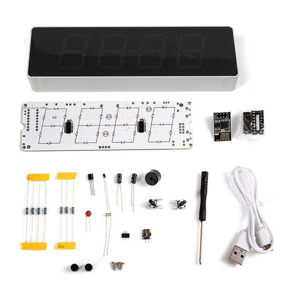Diy Electronics Components Kit - Esp8266 iot bunte wifi uhr kit