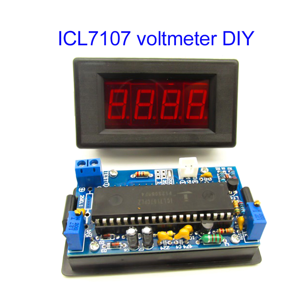 Diy Electronics Components Kit - ICL7107 Voltmeter DIY-Kit Teile DC 5V