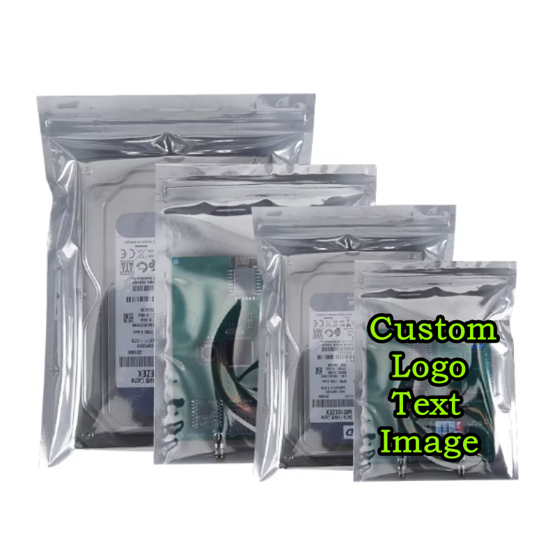 Diy Electronics Logo - 200PCS Anti Statische Abschirmung Druckverschlussbeutel DIY