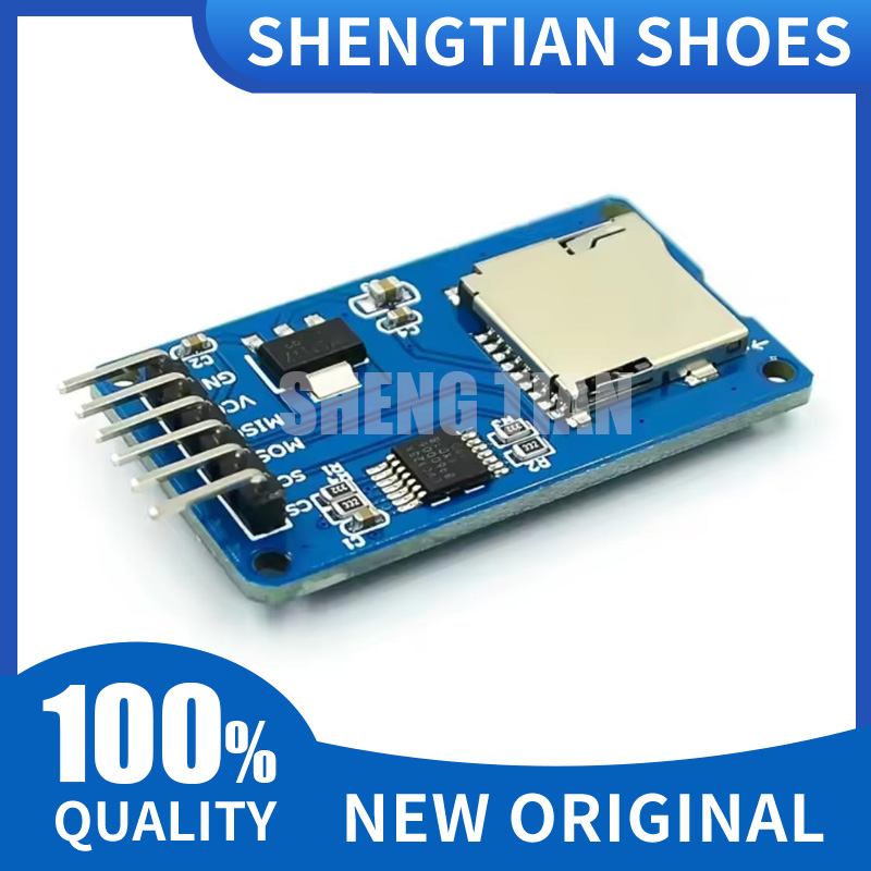 Sd Card Module Spi - Micro-SD-Karten-Mini-TF-Kartenlesermodul mit SPI-Schnittstellen und Pegelwandler-Chip für