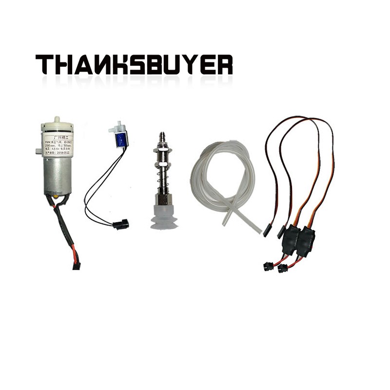 Diy Electronics Motor - Vakuumpumpen-Set mit elektronischem Ventil, Roboterarm-Teilen für