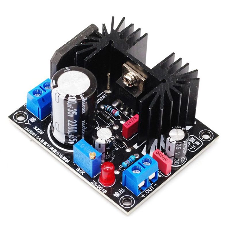 Diy Electronics Filament - LM338 5A Ausgangsverstellbares Lineares Geregeltes Netzteil-Modul