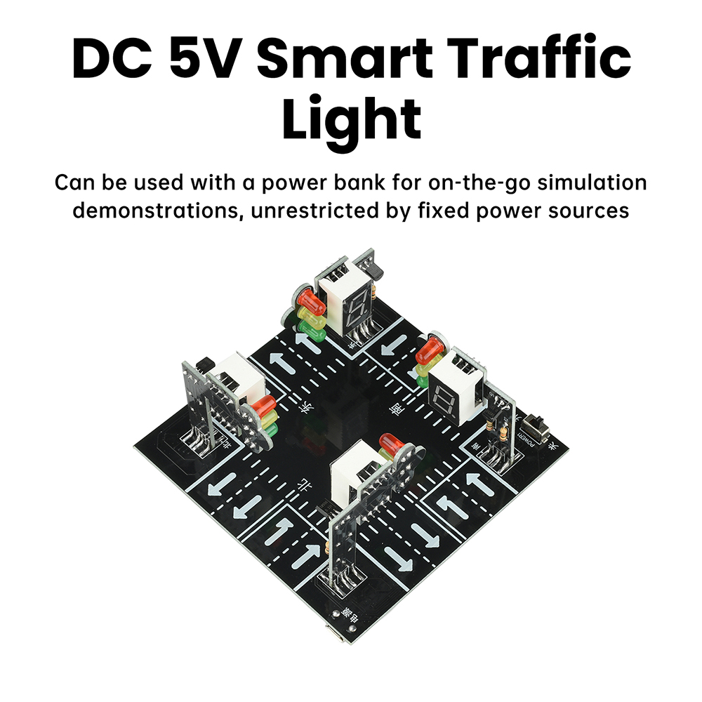Diy Electronics Kits For Adults - Ampel-Simulator-Set mit Ton, blinkenden Lichtern, DIY-Lötübungsset,