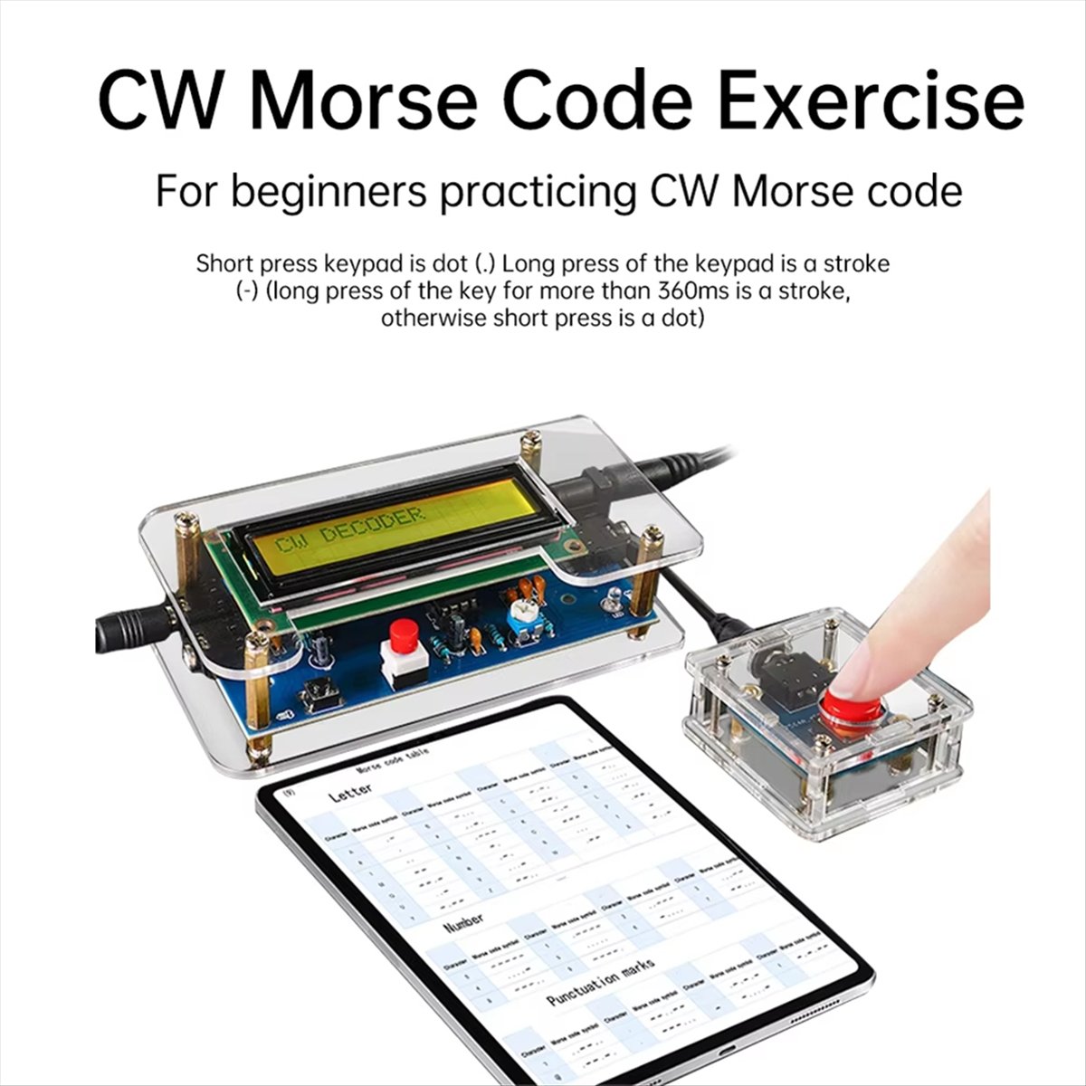Diy Audio Electronics Kit - HDL DC9V CW Morsecode-Decoder Schaltkreisplatine Lötpraxis