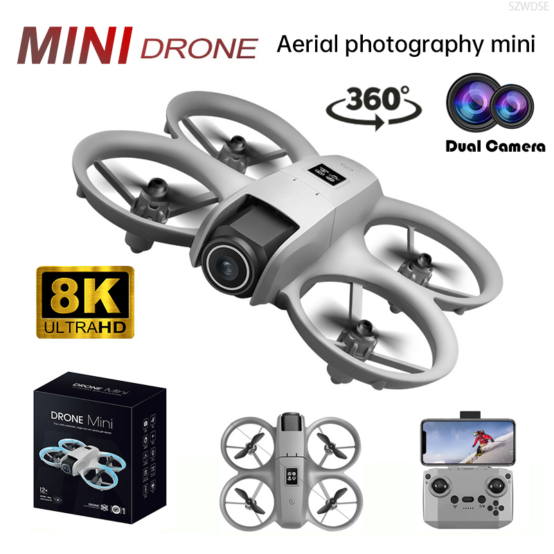 Diy Rc Electronics - Mini-Drohne mit professioneller 8K-Kamera, 5G-WLAN-FPV-UAV mit
