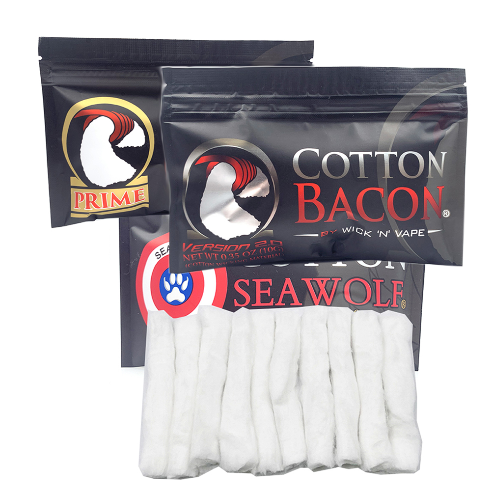 2Pack Baumwolle Bacon Prime Si – Diy Vape Electronics Bewertung und Preis