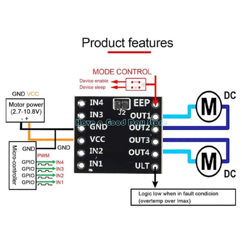 462D Effizientes Zweikanal-Mot – Diy Electronics Motor Bewertung und Preis