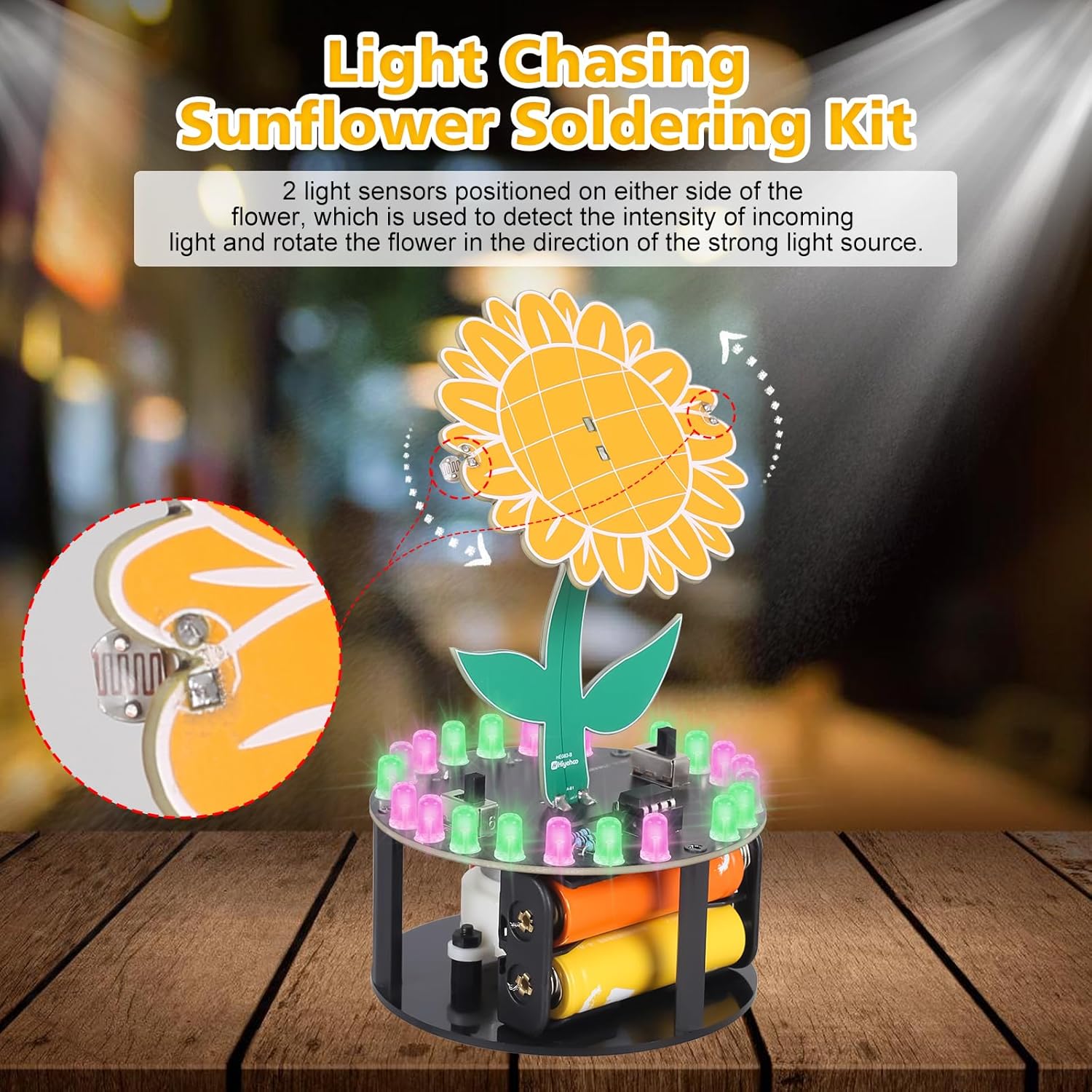 Lichtjagd-Sonnenblumen-Löten-Ü – Diy Electronics Kits For Adults Bewertung und Preis