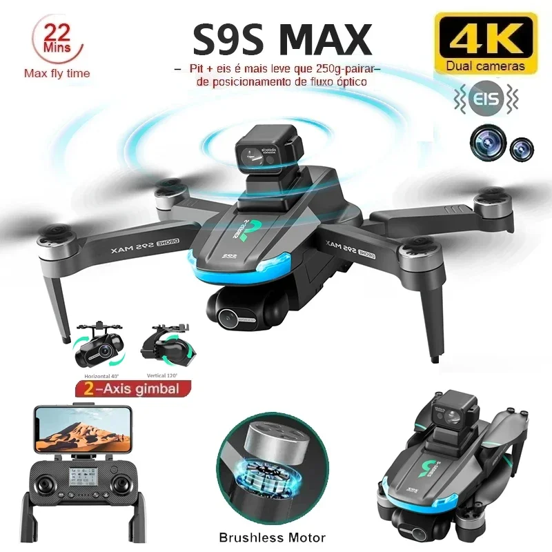 NEUE S9S MAX MINI Drone 4K 2-A – Diy Rc Electronics Bewertung und Preis