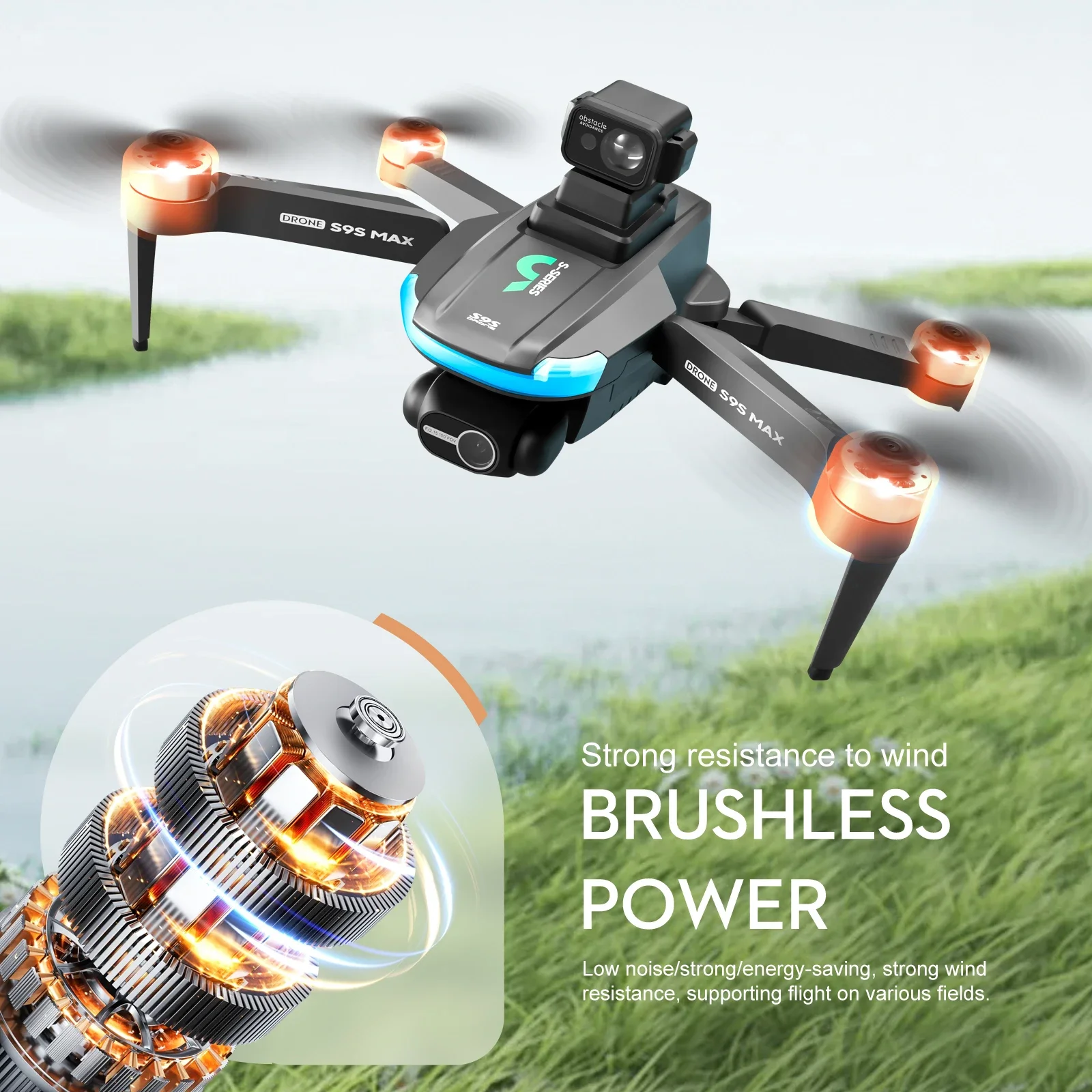 NEUE S9S MAX MINI Drone 4K 2-A – Diy Rc Electronics Bewertung und Preis