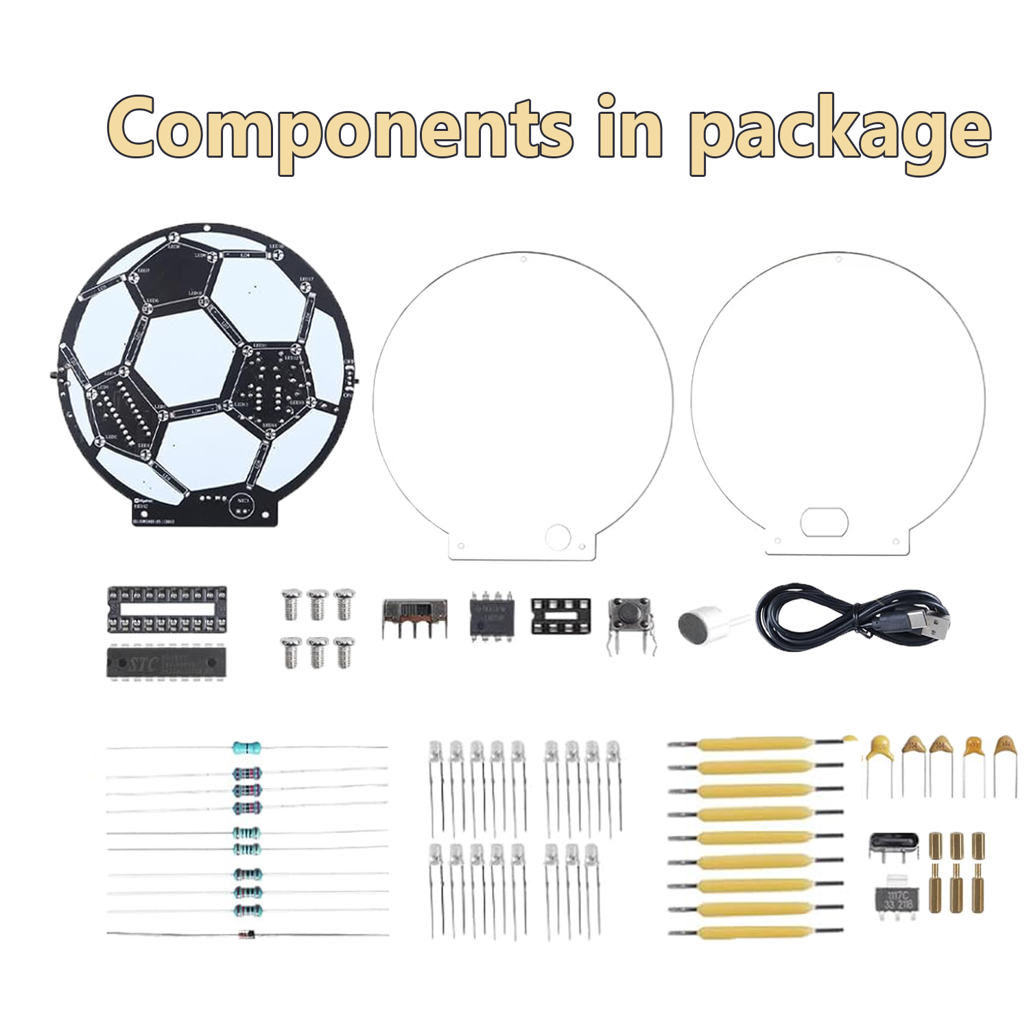 DIY Fußball LED Lötset Schalla – Diy Electronics Filament Bewertung und Preis