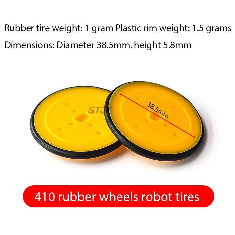 10 Stück 410 Gummiräder Robote – Diy Electronics Motor Bewertung und Preis