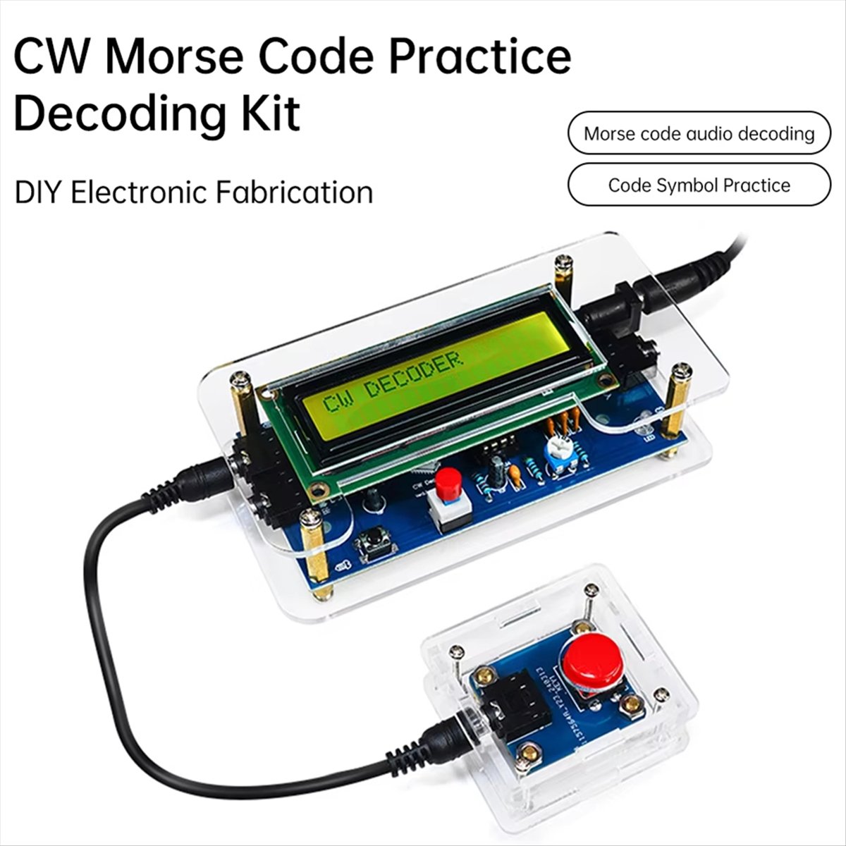 HDL DC9V CW Morsecode-Decoder  – Diy Audio Electronics Kit Bewertung und Preis